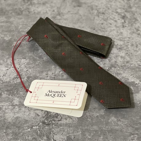新品 alexander mcqueen 2021ss necktie