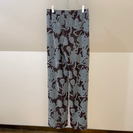 新品 jilsander 2020ss "総柄” eazy wide pants