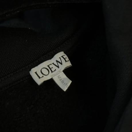 loewe over size anagram logo hoodie