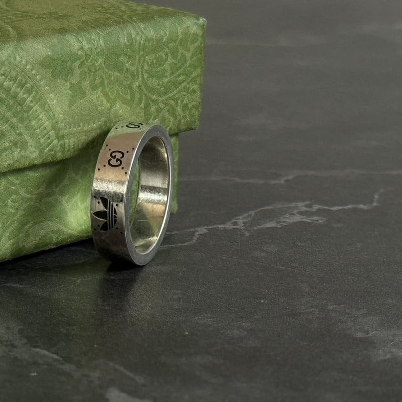 gucci adidas silver ring 21号 | requality