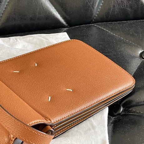 maison margiela leather shoulder bag