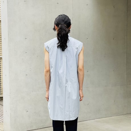 新品 maison margiela 2019ss over size sleeveless long shirt