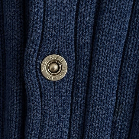 hermes blue knit L