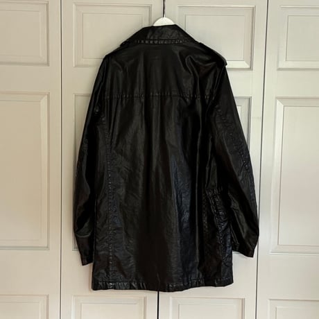 driesvannoten 2021aw pic leather double coat