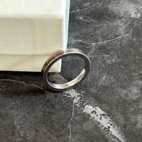 新品 maison margiela saliver logo ring 19号