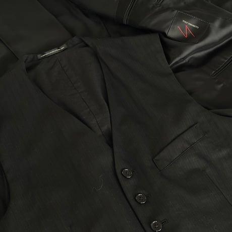 yohji yamamoto "sample" three piece set up suit