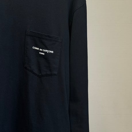 comme des garcons homme logo tops