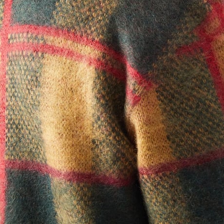 新品 needles 2022aw "burlesque" mohair cardigan tartan L