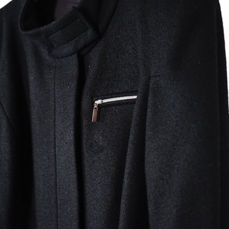 Givenchy fly front wool coat