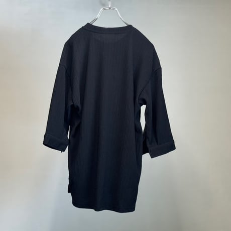 factory sample pleats oversize tops black