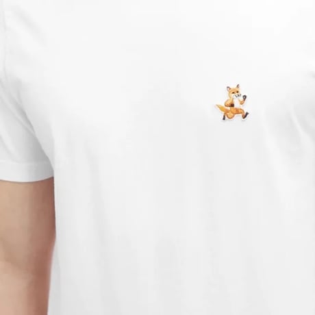 新品 maison kitsune 2025ss tops white L