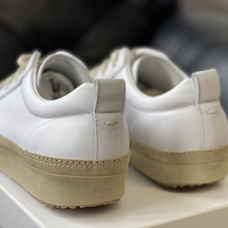 新品 maison margiela 2021ss platform leather sneakers 43