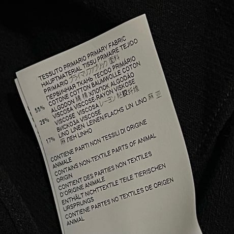 maison margiela 2021ss over size long shirt