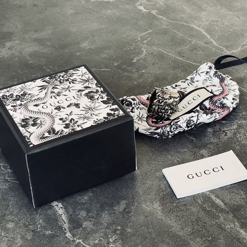 gucci lion hed crystal silver ring 16号 | requality gucci lion hed crystal silver ring 16号 | requality