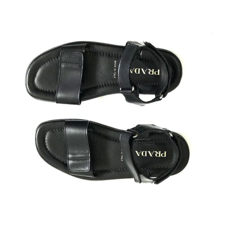 prada 2019ss leather sandals