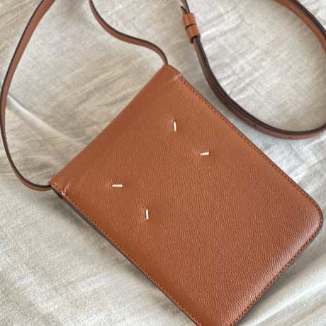 maison margiela leather shoulder bag