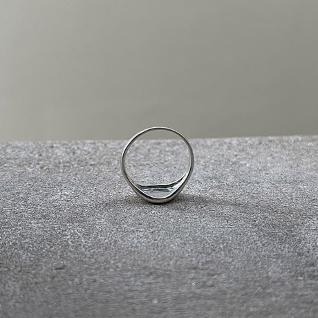 atelier sample silver925 ring"signet" 14号