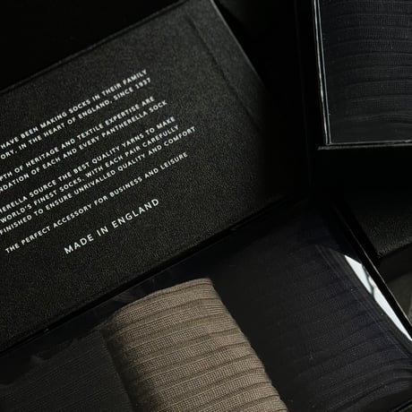 新品 pantherella 英国製 "luxury collection" socks ×3 gift box