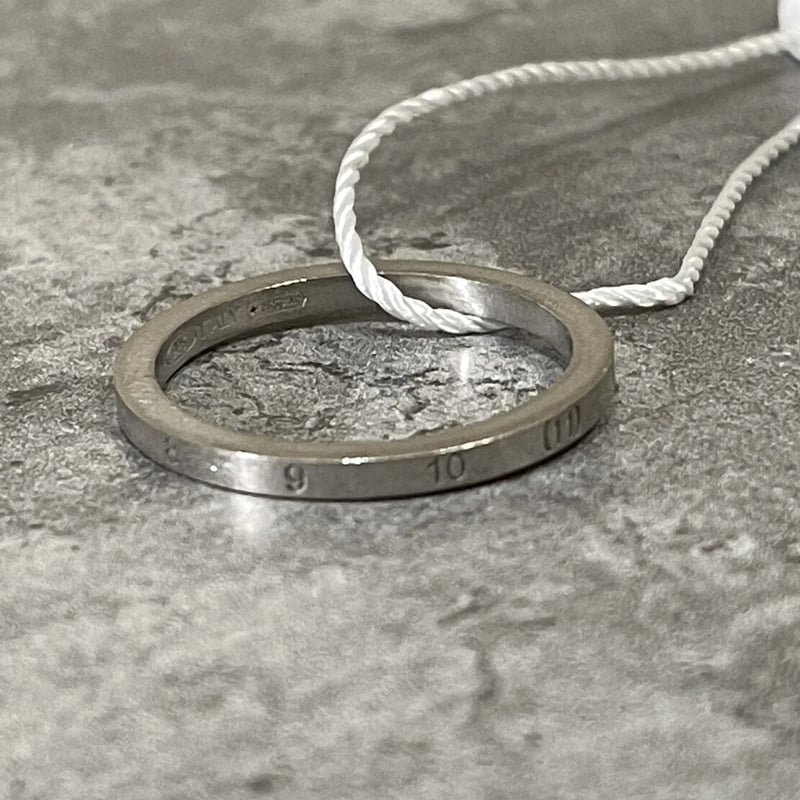 u*i様 【Maison Margiela】SLIM NUMBER RING 1 maison margiela ”slim