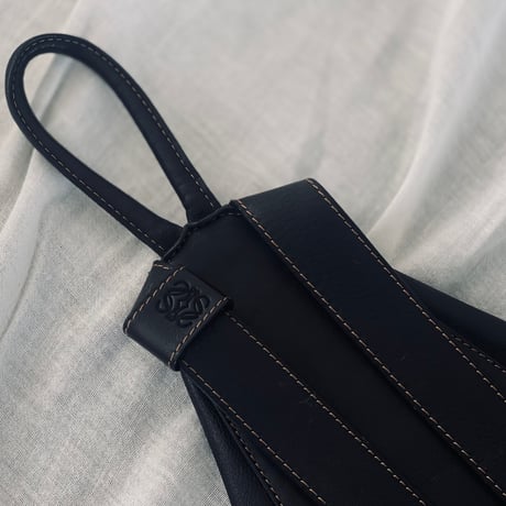 loewe leather bag "anton" black