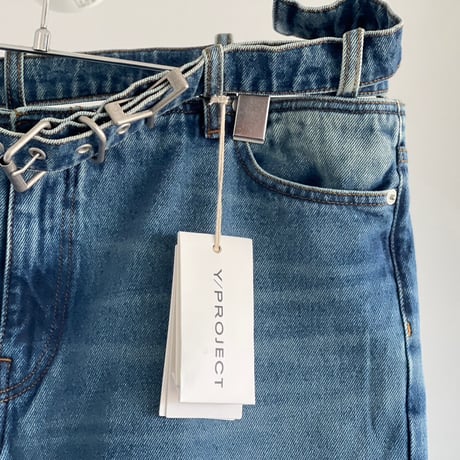 新品 y project 2023aw belted denim pants 31
