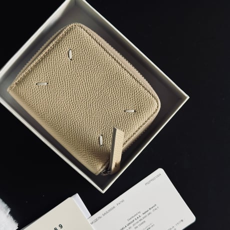 【国内正規】新品 maison margiela leather wallet beige