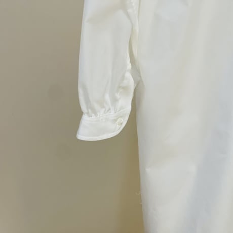新品 maison margiela"白タグ" 2021ss "M logo" over size long shirt