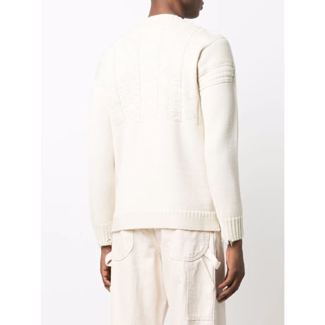新品 maison margiela 2022aw "白タグ" aran knit M