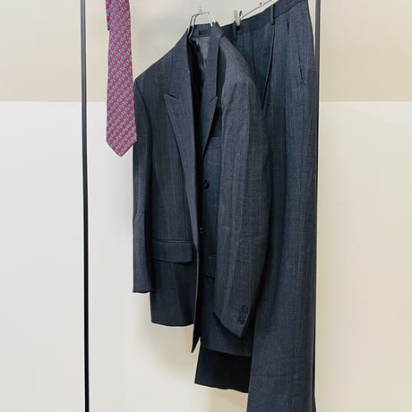 setup suit + hermes necktie #2