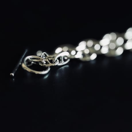 price down !!!!【import factory sample】anchor chain necklace silver