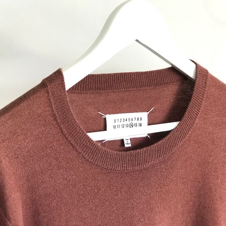 maison margiela elbow patch knit