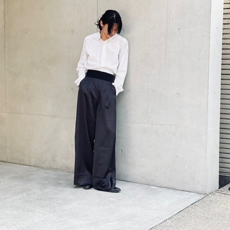 新品 high wide pants 40