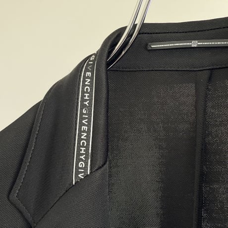 givenchy 2021aw logo intarsia jersey jacket