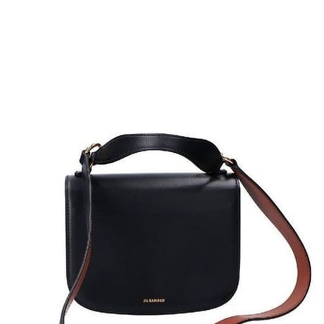 jilsander 2024-25 leather logo shoulder bag