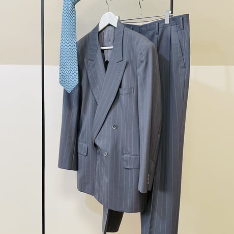 setup suit + hermes necktie #14