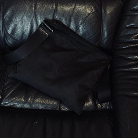 prada nylon logo shoulder bag black #6
