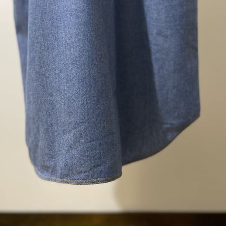 新品 agnona cashmere mix demin long coat 44