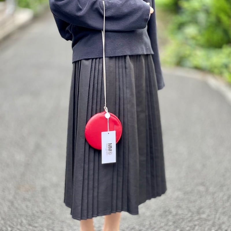 新品 mm6 maison margiela 2019aw round mini bag |