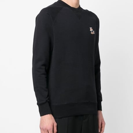 新品 maison kitsune 2023ss fox sweat black