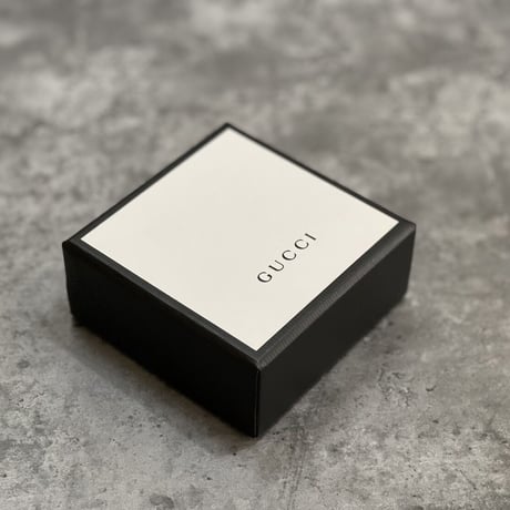 新品 gucci interlocking logo silver ring