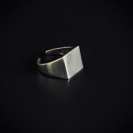 factory sample silver 925 square ring
