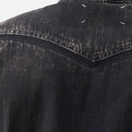 新品 maison margiela 2022aw paint splatter denim 39
