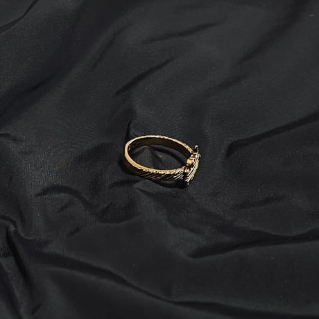 新品 saintlaurent 2021ss ring "b"