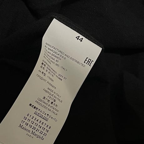 maison margiela 2021ss over size long shirt
