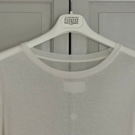 新品 maison margiela "白タグ"  semi sheer tops 44