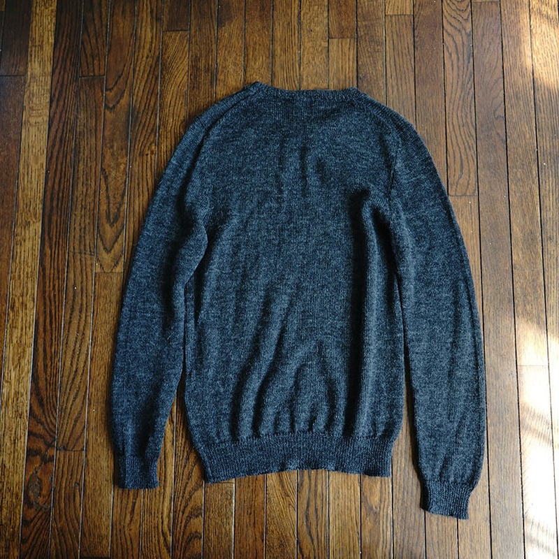 新品 prada over size alpaca argyle knit | requality 