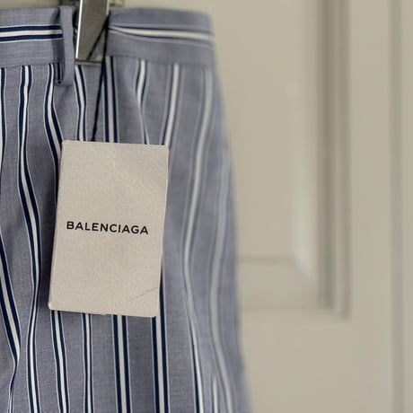 balenciaga wide stripe pants