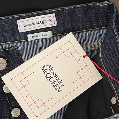 新品 alexander mcqueen 2019aw fisherman denim 46