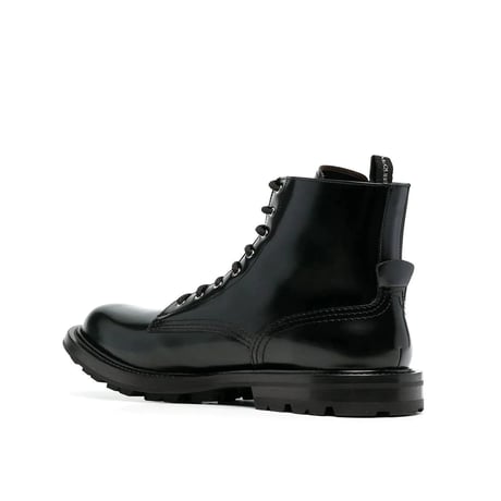新品 alexander mcqueen leather boots 40