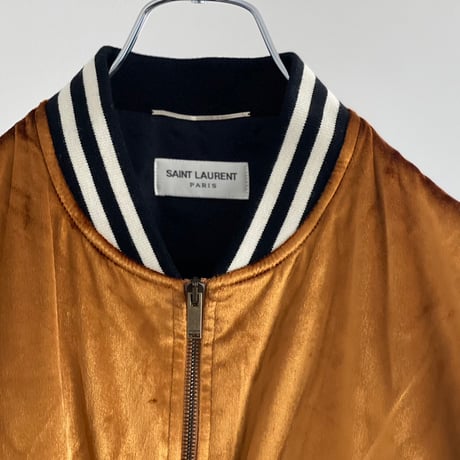 saint laurent silk teddy jacket